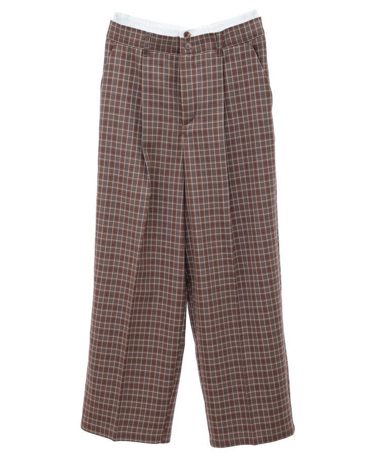 earth music&ecology「ダブルウエストデザインパンツ」|その他|