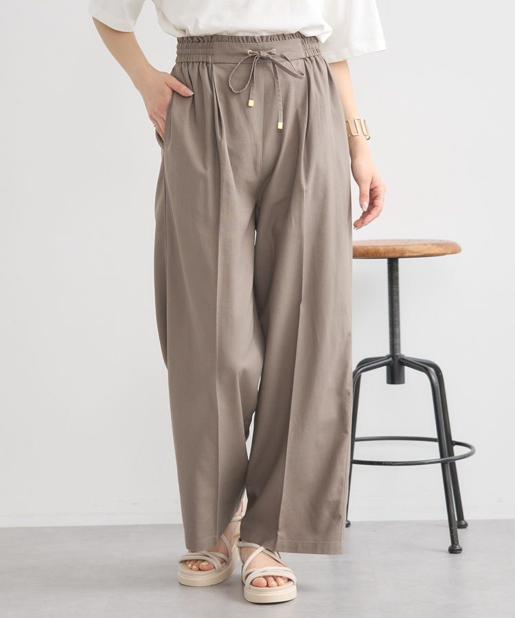 earth music&ecology「リラックスイージーパンツ / リネン混」|その他|