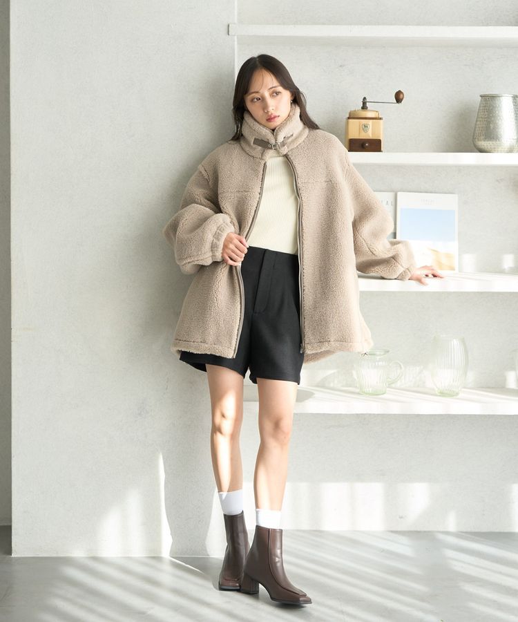 earth music&ecology「ボアルーズブルゾン」|ブルゾン・スタジャン|