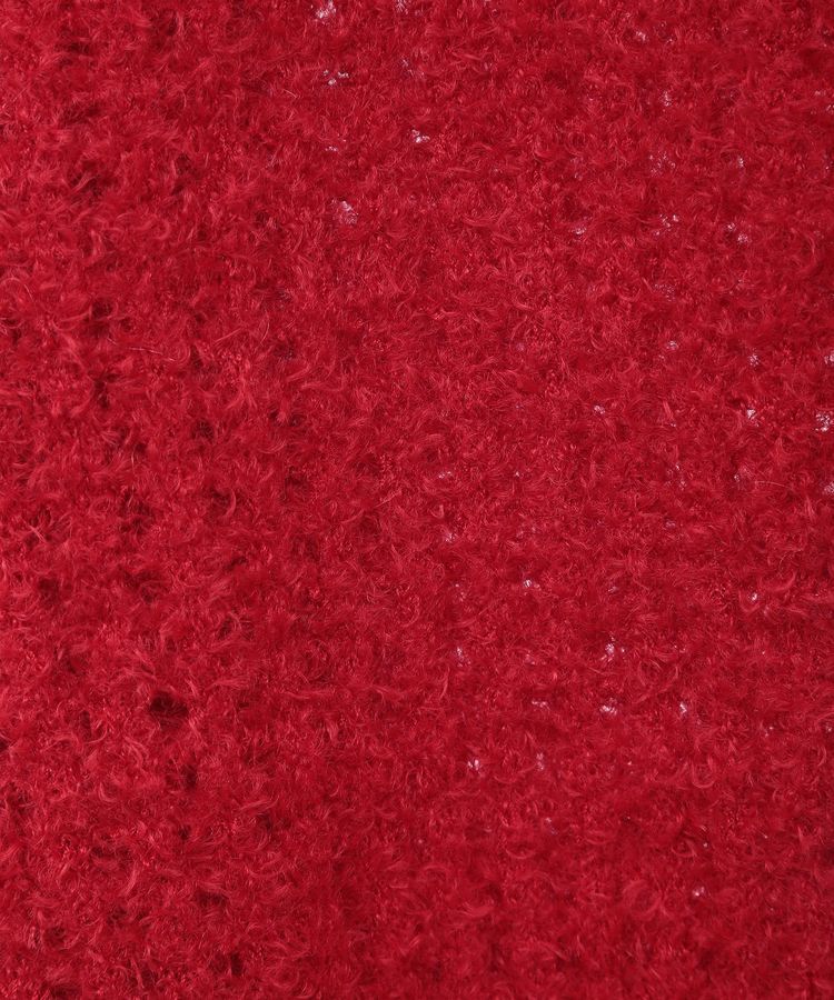 earth music&ecology「格子編み襟付きニットカーディガン」|カーディガン|