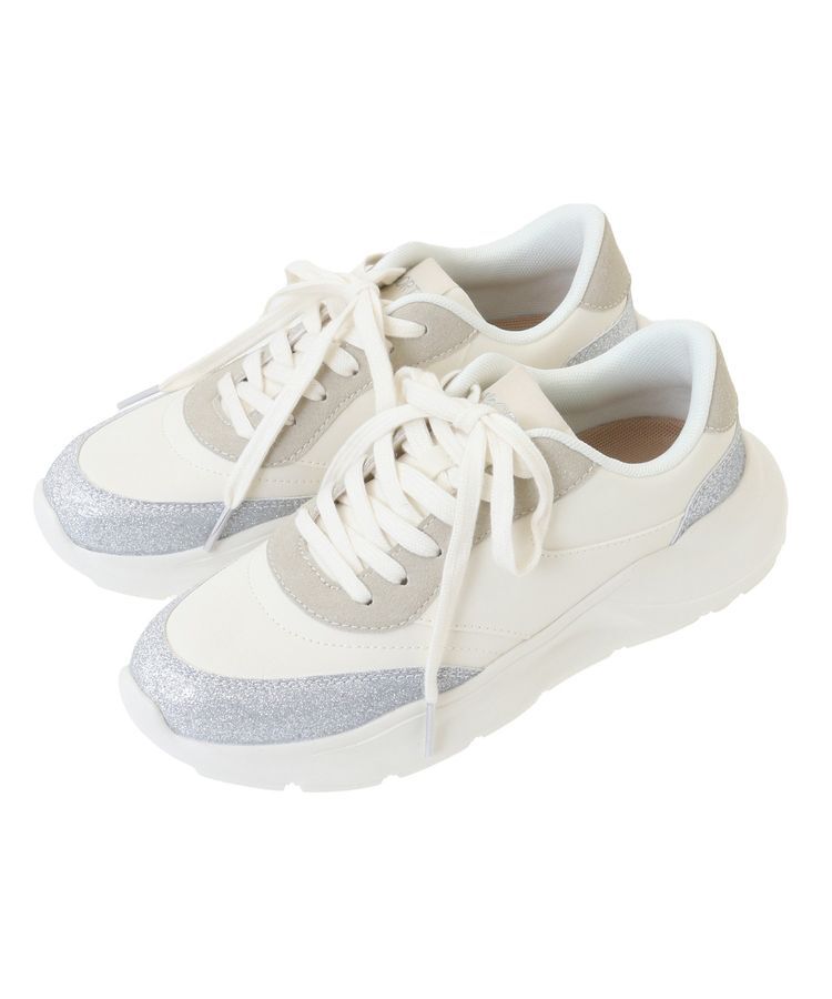 earth music&ecology「ORiental TRaffic グリッタースニーカー」|スニーカー|