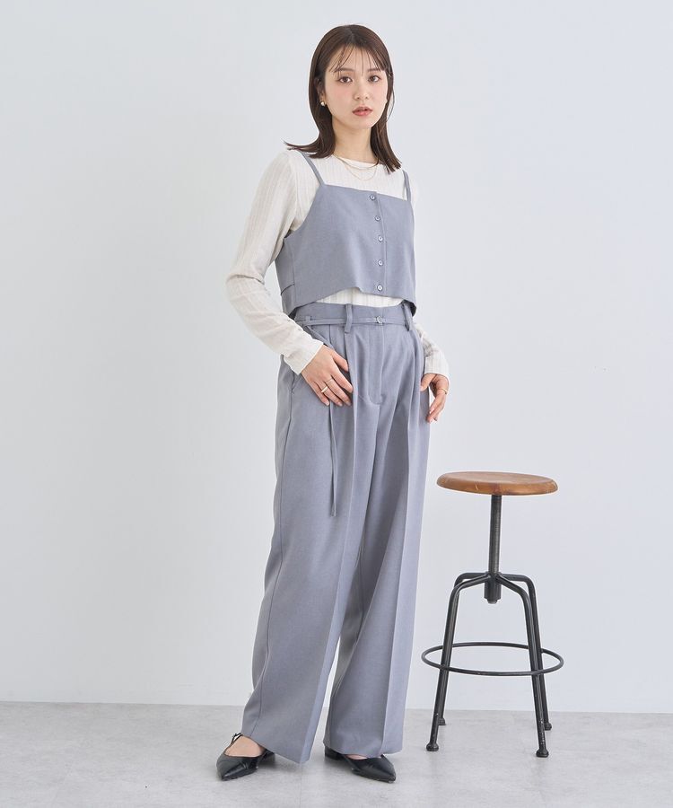 earth music&ecology「ベルトタックパンツ」|その他|