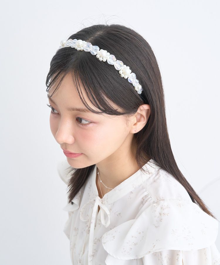 earth music&ecology「パールビジューカチューシャ」|その他|Clear