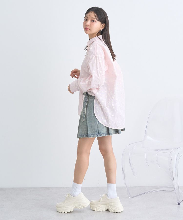 earth music&ecology「フラワーラバープリントシャツ」|シャツ・ブラウス|