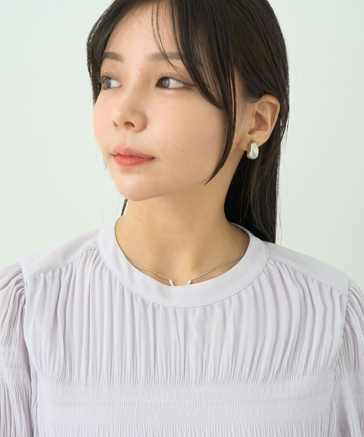 earth music&ecology「マジョリカプリーツブラウス」|シャツ・ブラウス|