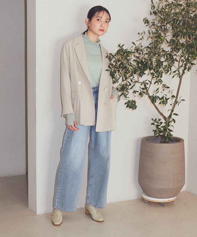 earth music&ecology「シアーラメハイネックプルオーバー」|Tシャツ・カットソー|