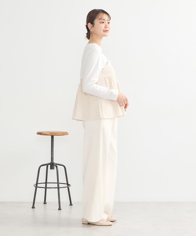 earth music&ecology「セルフカットイージーパンツ」|その他|