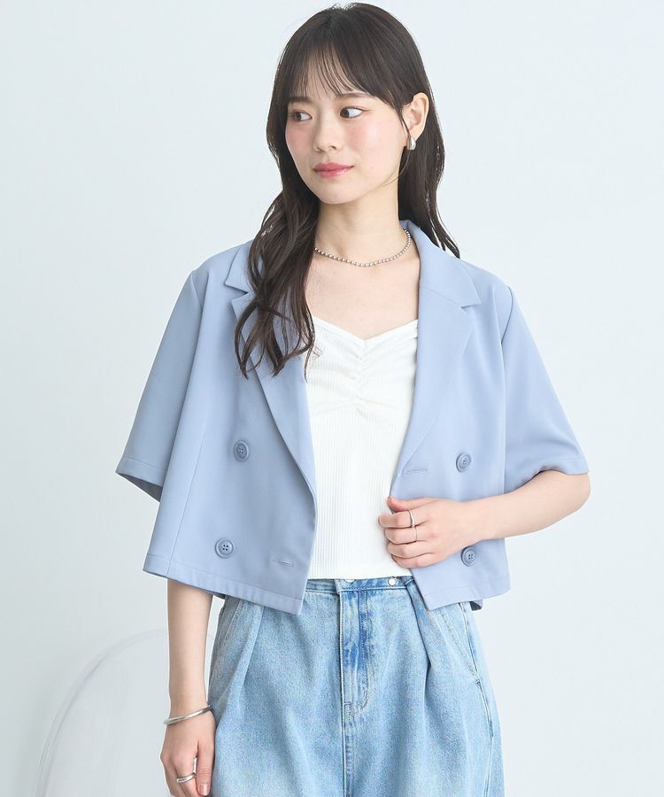 earth music&ecology「ショートテーラードジャケット」|テーラードジャケット|Sax