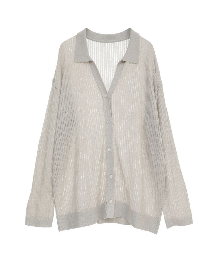 earth music&ecology「スキッパールーズカーディガン」|カーディガン|