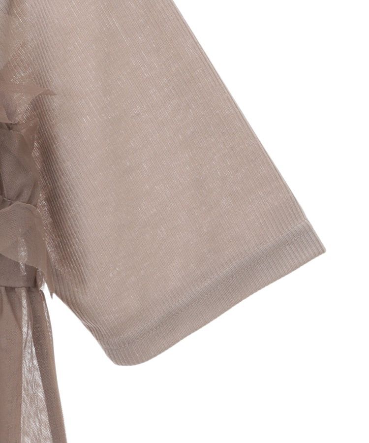 earth music&ecology「SET2点チュールビスチェ＋シアープルオーバー」|Tシャツ・カットソー|