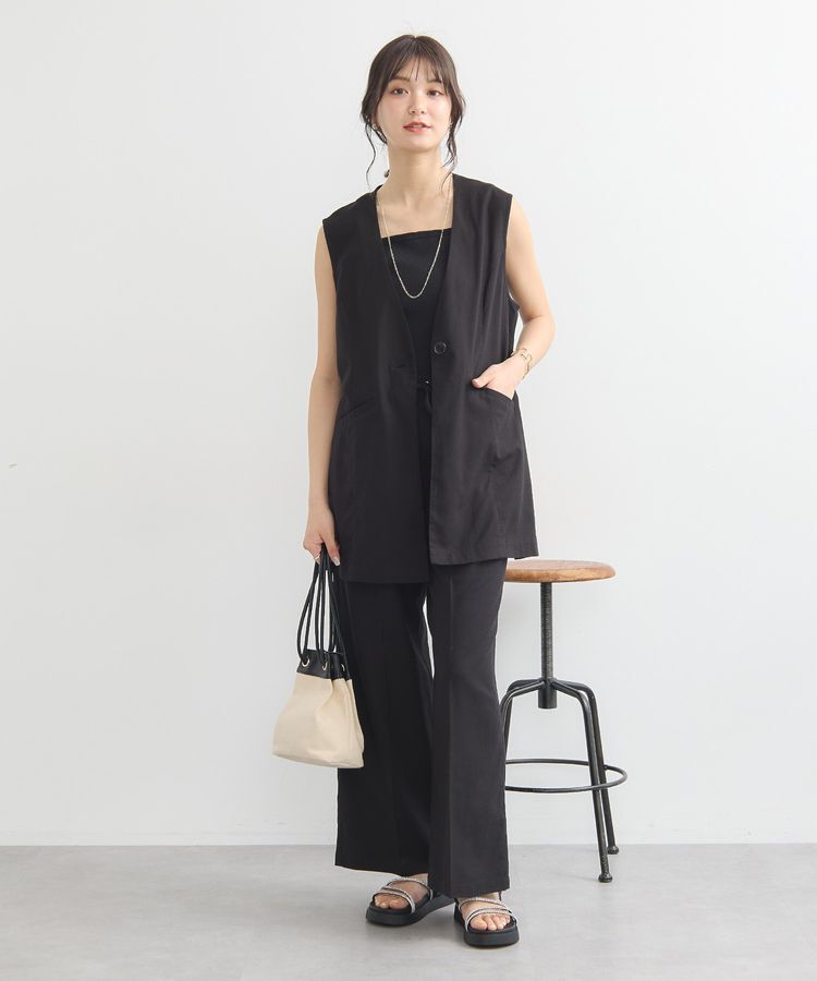 earth music&ecology「ワイドストラップキャミソール」|キャミソール|