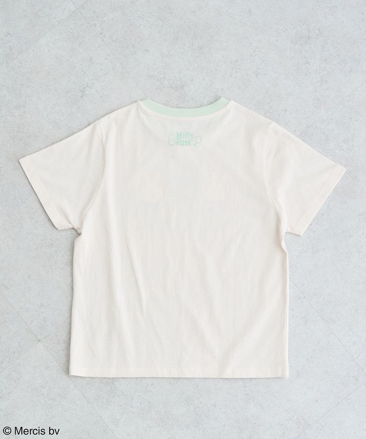 earth music&ecology「miffy/earth Rose ringer Tee」|Tシャツ・カットソー|