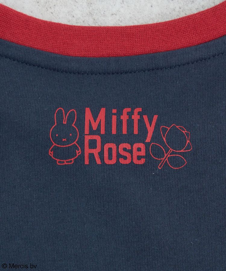 earth music&ecology「miffy/earth Rose ringer Tee」|Tシャツ・カットソー|