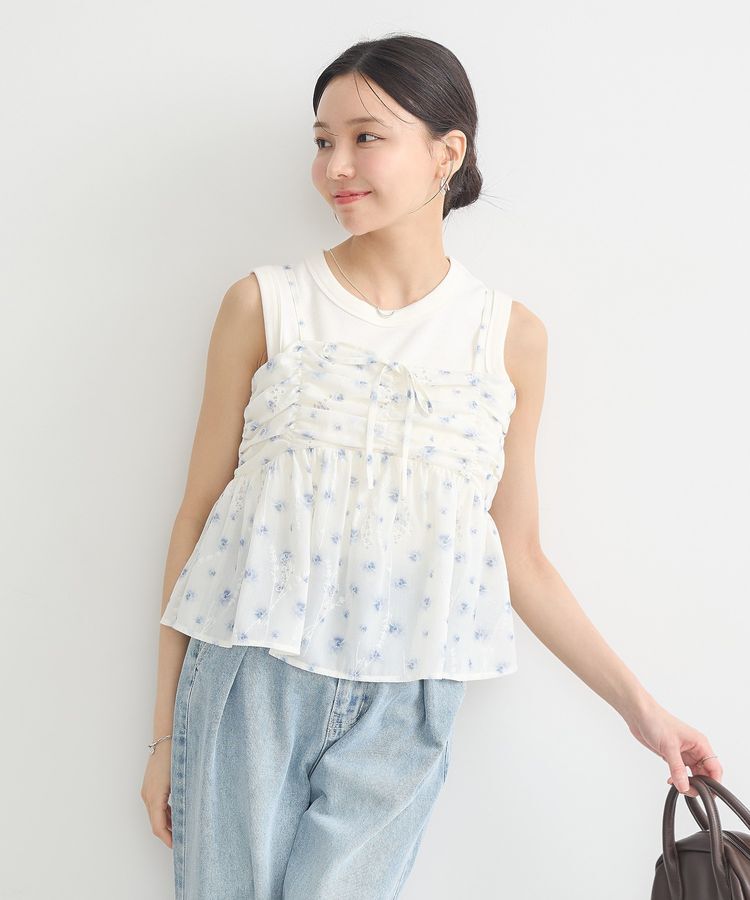 earth music&ecology「リブタンクトップ」|キャミソール|