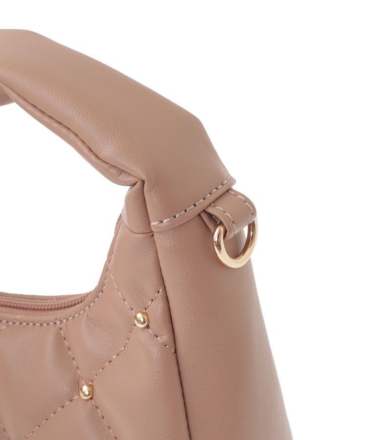 earth music&ecology「スタッズキルトバッグ」|ハンドバッグ|