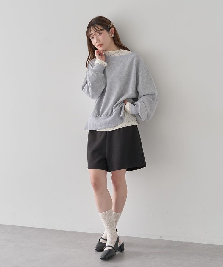 earth music&ecology「あったかフェミニンインナー(シアーハイネック)」|Tシャツ・カットソー|