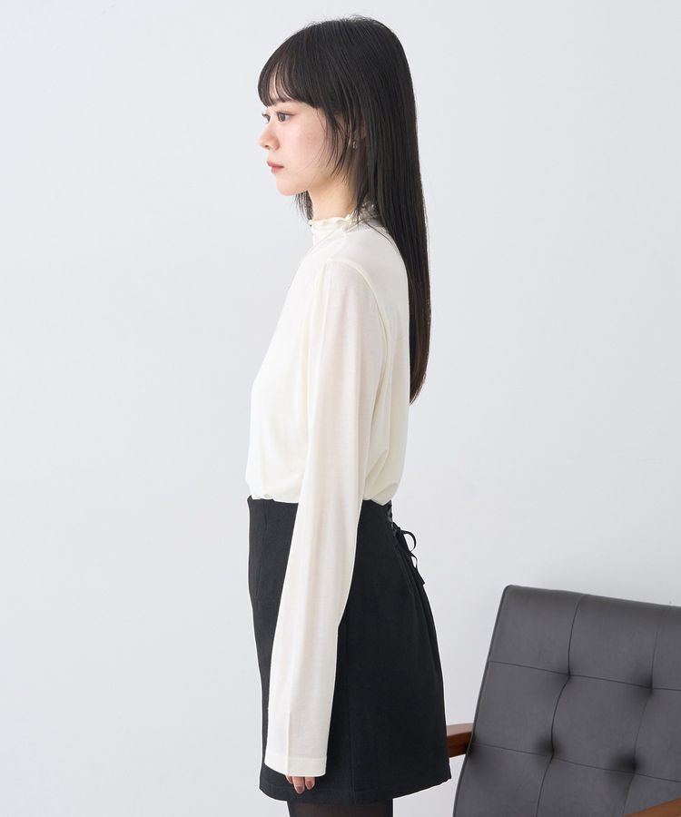 earth music&ecology「あったかフェミニンインナー(シアーハイネック)」|Tシャツ・カットソー|