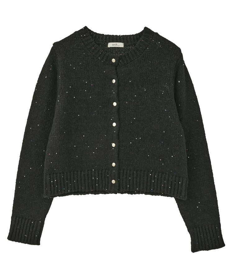 earth music&ecology「SET2点フラワースパンコールカーデ＋ビスチェ」|カーディガン|