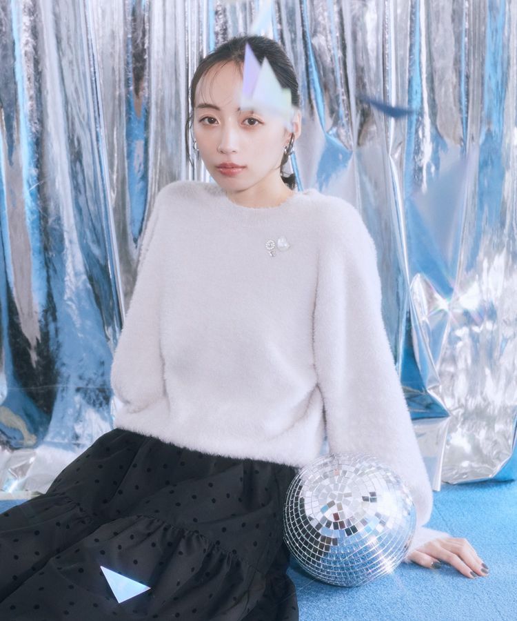 earth music&ecology「ミニシャギーニットプルオーバー」|ニット・セーター|