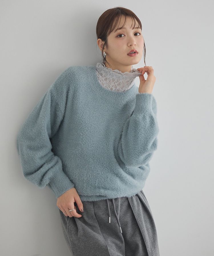 earth music&ecology「ミニシャギーニットプルオーバー」|ニット・セーター|