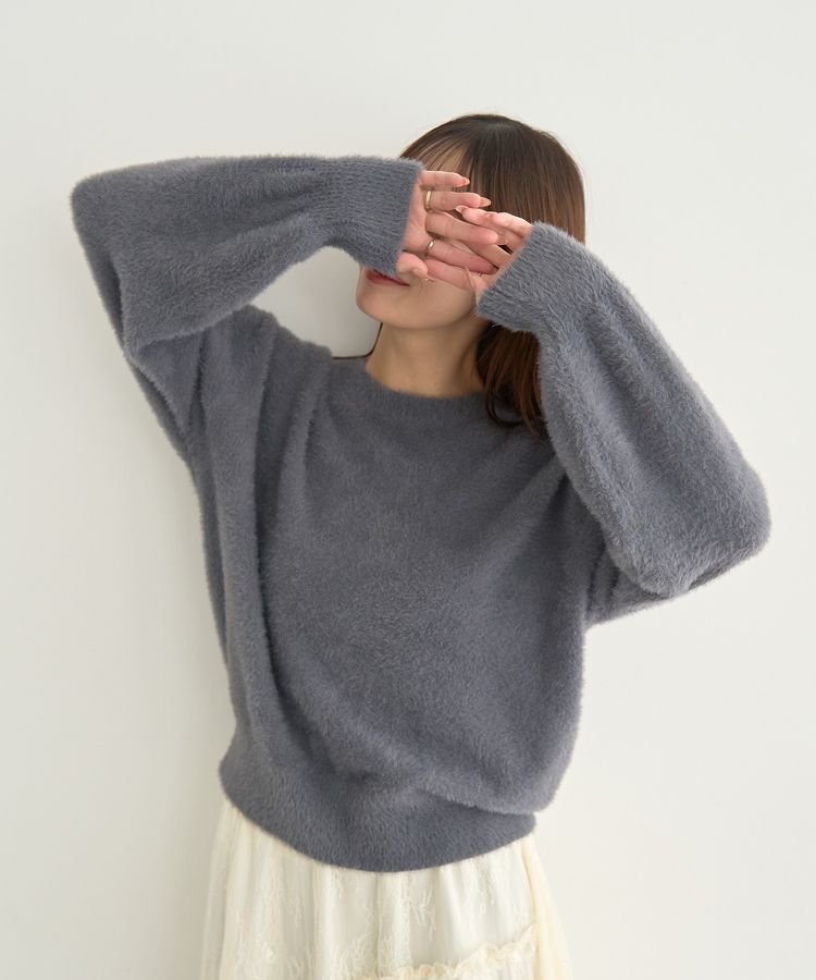 earth music&ecology「ミニシャギーニットプルオーバー」|ニット・セーター|