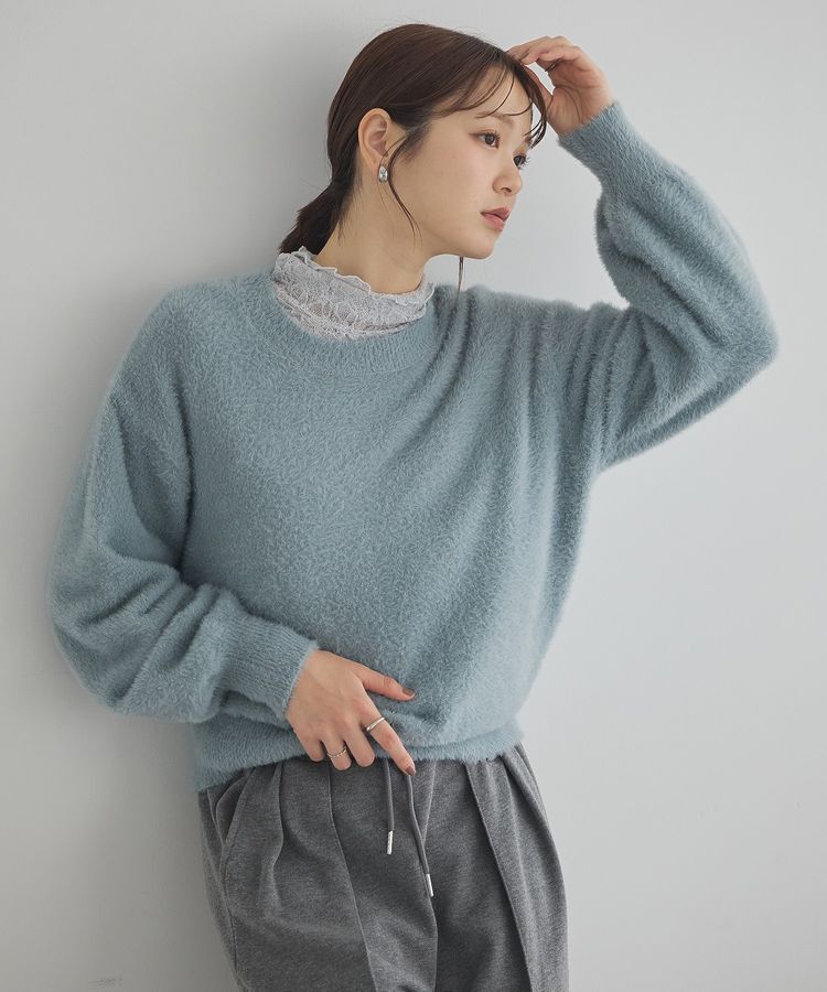 earth music&ecology「ミニシャギーニットプルオーバー」|ニット・セーター|