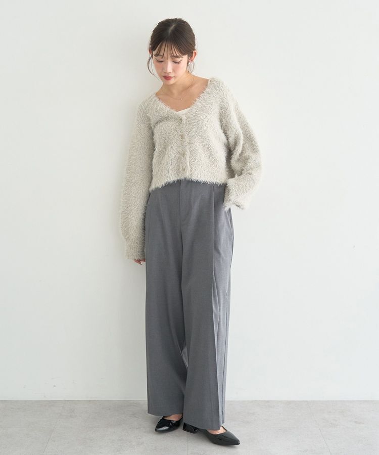 earth music&ecology「ミックスカラーラメニットカーディガン」|カーディガン|