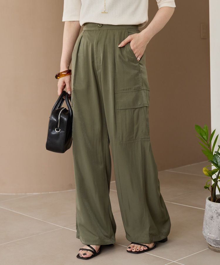 AMERICAN HOLIC「サテンカーゴパンツ」|その他|