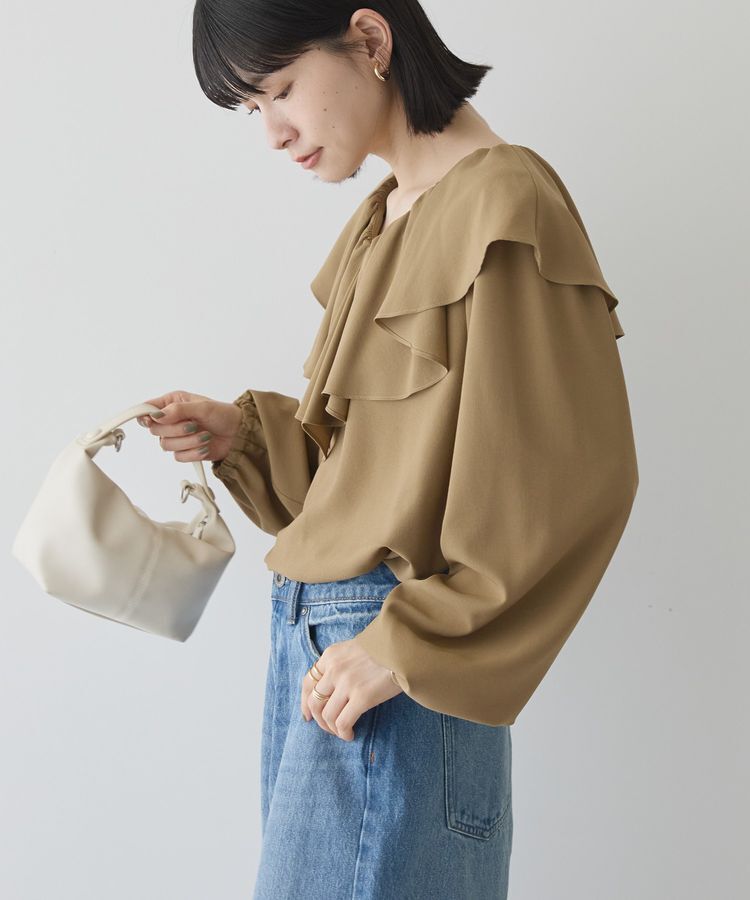 AMERICAN HOLIC「フリルカラーブラウス」|シャツ・ブラウス|