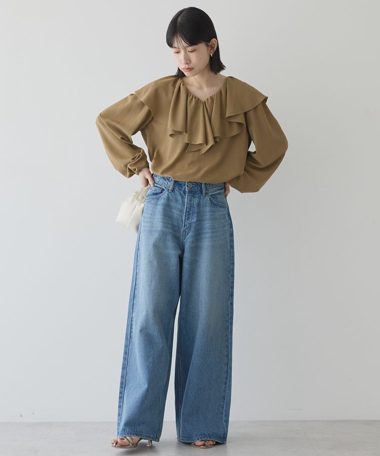 AMERICAN HOLIC「フリルカラーブラウス」|シャツ・ブラウス|