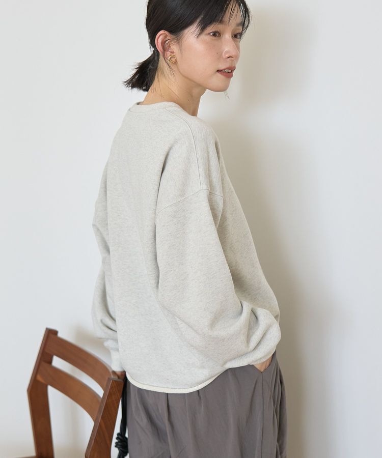 AMERICAN HOLIC「ラメ裏毛スウェットプルオーバー」|スウェット・ジャージ|Oatmeal