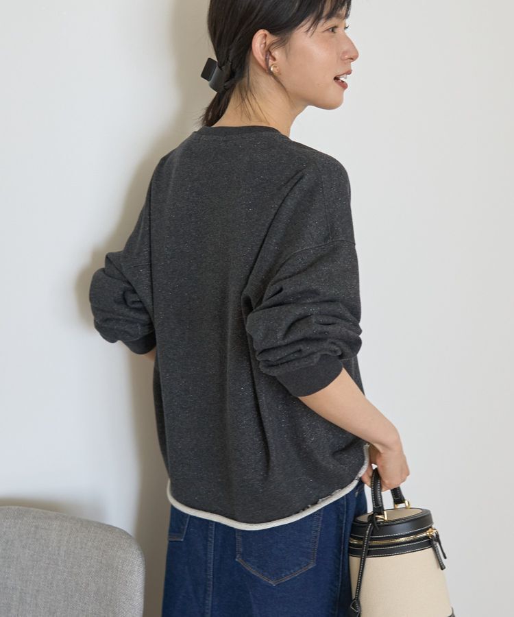 AMERICAN HOLIC「ラメ裏毛スウェットプルオーバー」|スウェット・ジャージ|