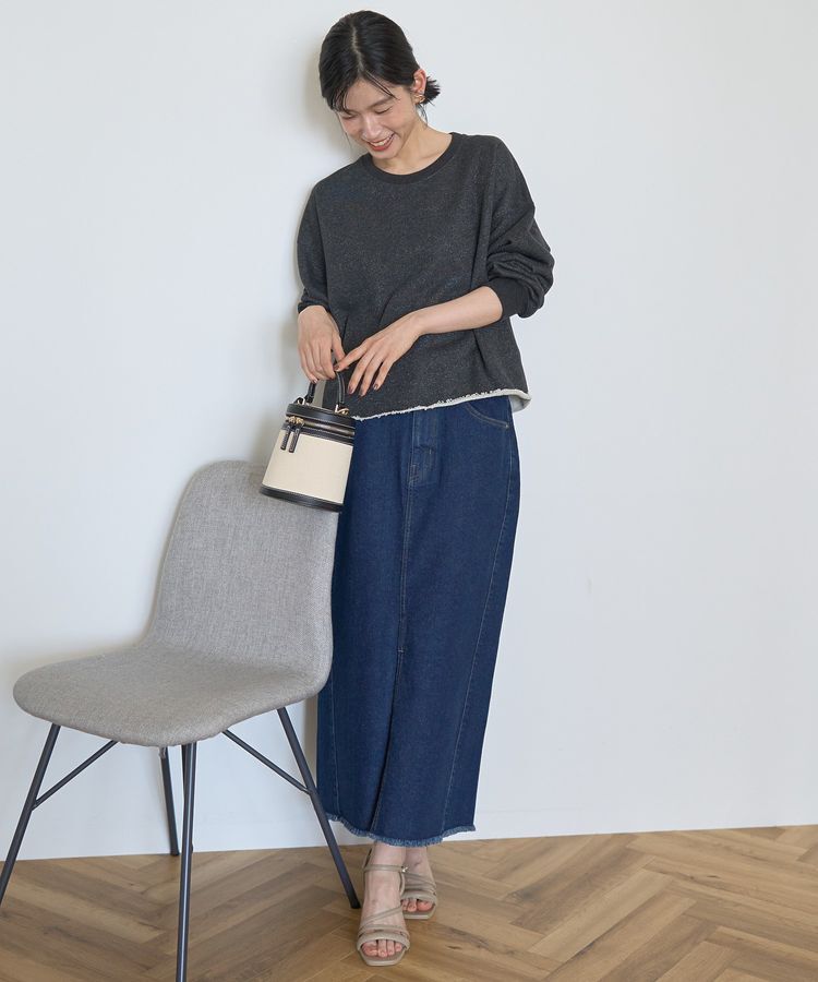 AMERICAN HOLIC「ラメ裏毛スウェットプルオーバー」|スウェット・ジャージ|