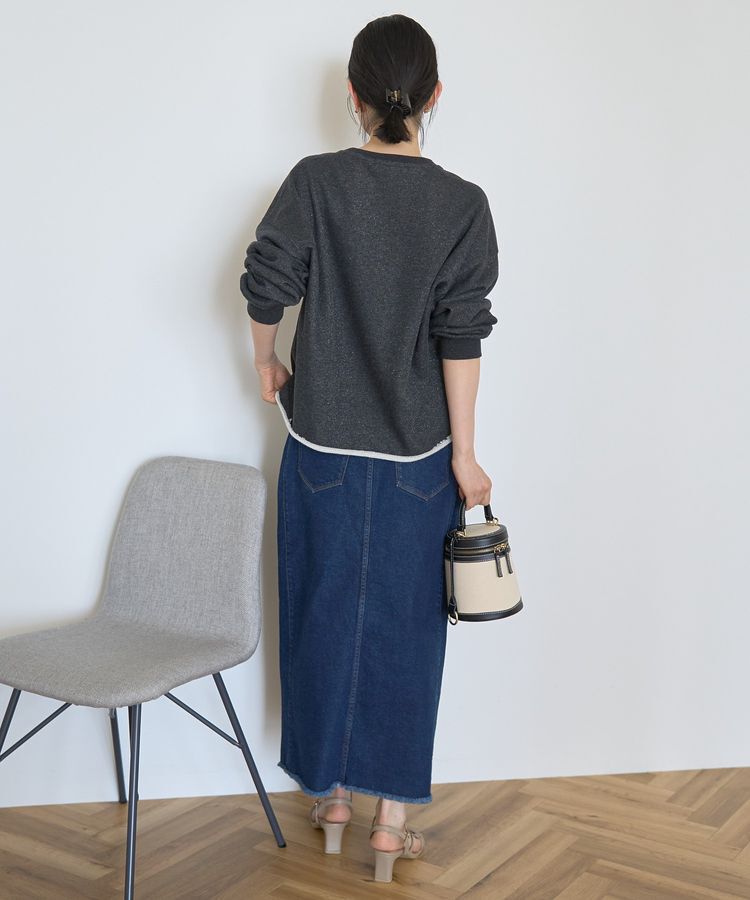 AMERICAN HOLIC「ラメ裏毛スウェットプルオーバー」|スウェット・ジャージ|