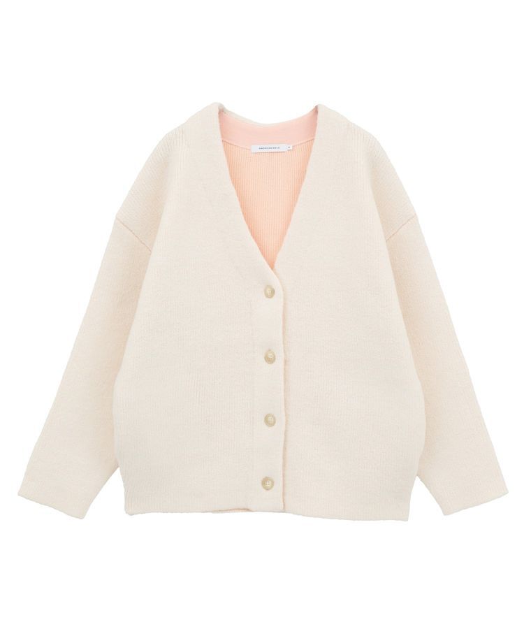 AMERICAN HOLIC「VネックWフェイスニットカーディガン【WEB限定カラー有り】」|カーディガン|