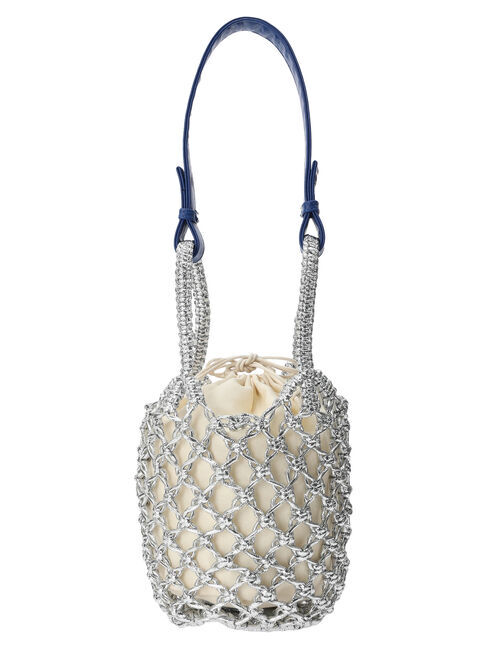  「OTO.HA.シルバー編みバッグ」|ハンドバッグ|