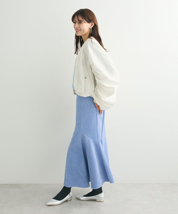 Green Parks「・SUGAR SPOON ボリュームギャザーMA-1」|ブルゾン・スタジャン|