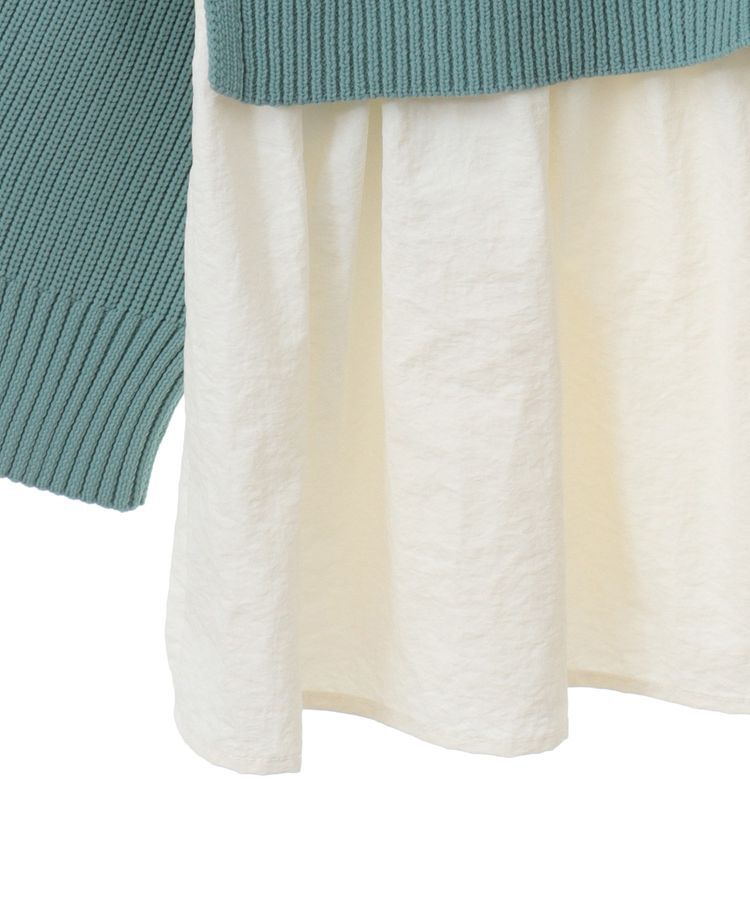 Green Parks「・ELENCARE DUE スソレイヤーニットカーディガン」|カーディガン|