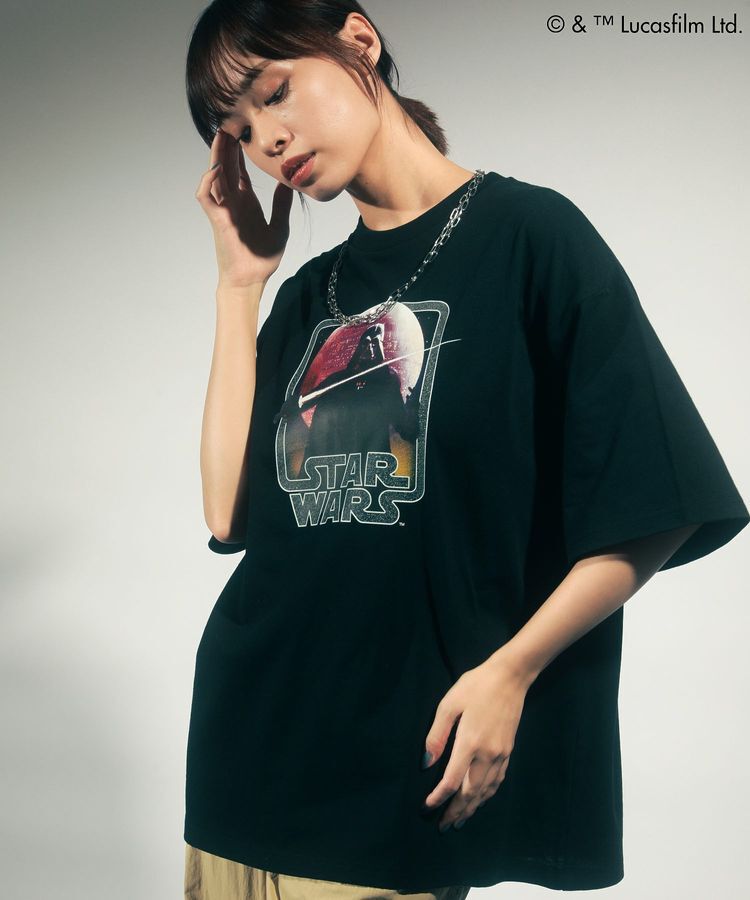 Green Parks「STAR WARS/グラフィック半袖BIGTEE」|Tシャツ・カットソー|Black
