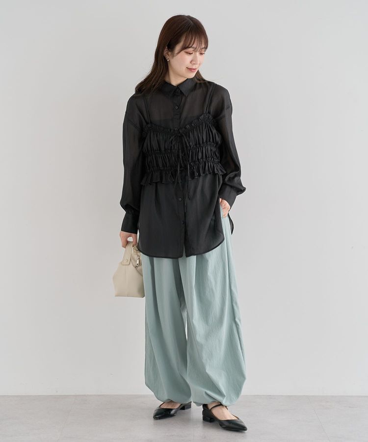 Green Parks「・ELENCARE DUE シアービスチェ付シャツ」|シャツ・ブラウス|