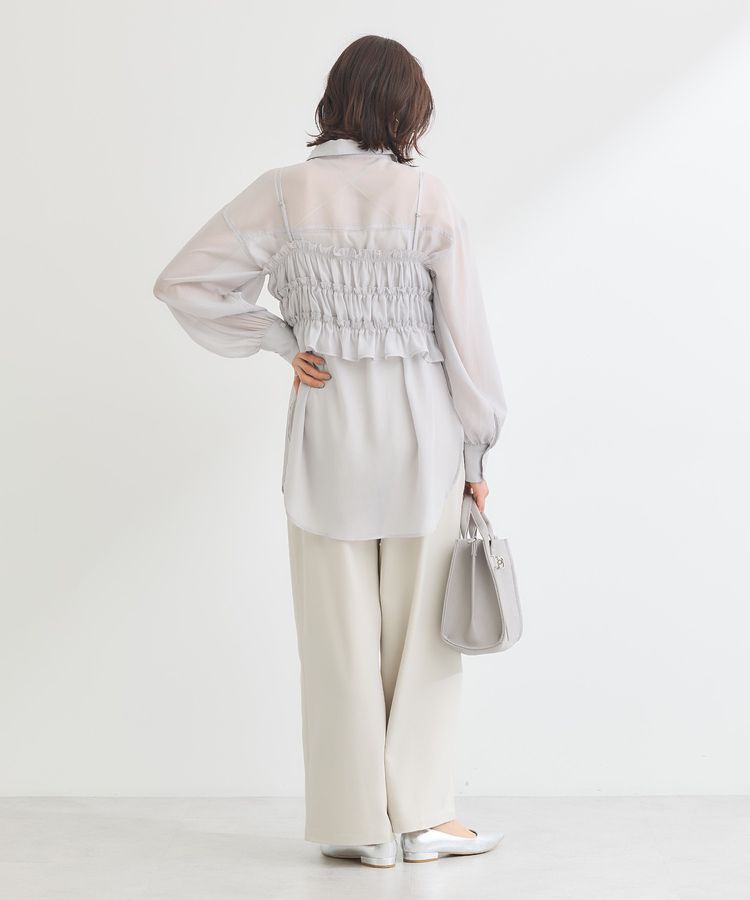 Green Parks「・ELENCARE DUE シアービスチェ付シャツ」|シャツ・ブラウス|