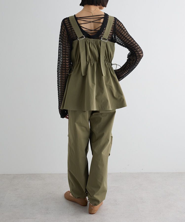 AnriettMusee「ヴィンテージペプラムオールインワン」|オールインワン|