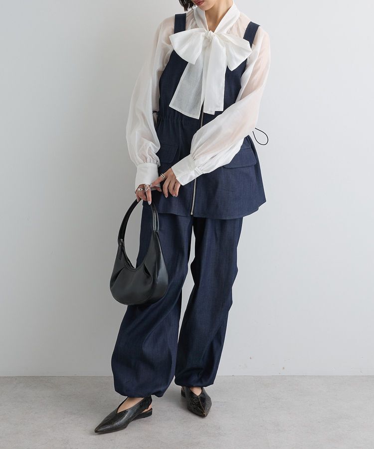 AnriettMusee「ヴィンテージペプラムオールインワン」|オールインワン|