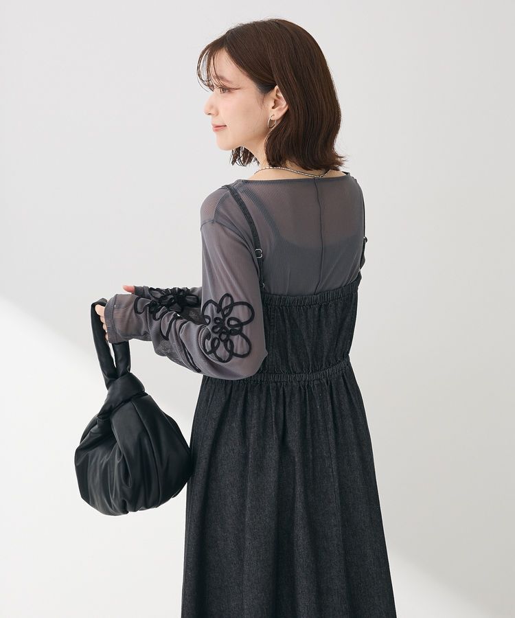 Green Parks「・SUGAR SPOON コルセットデニムキャミワンピ」|ワンピース|