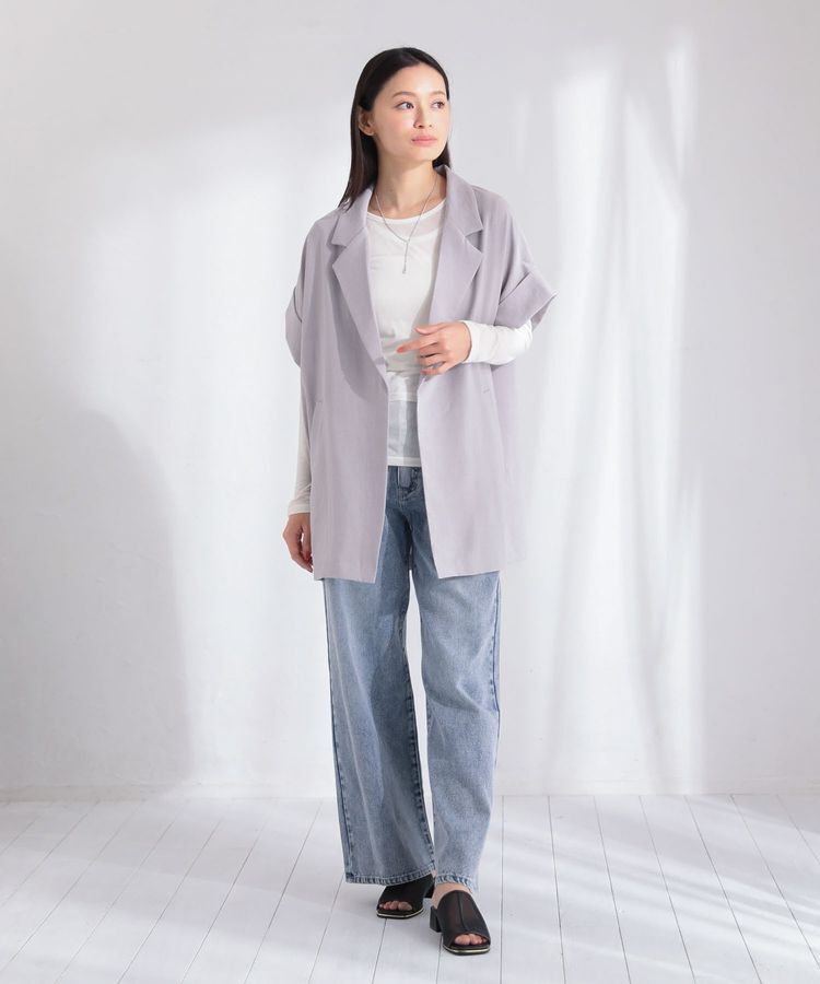 Green Parks「・ELENCARE DUE Wウエストデニムパンツ」|デニム|