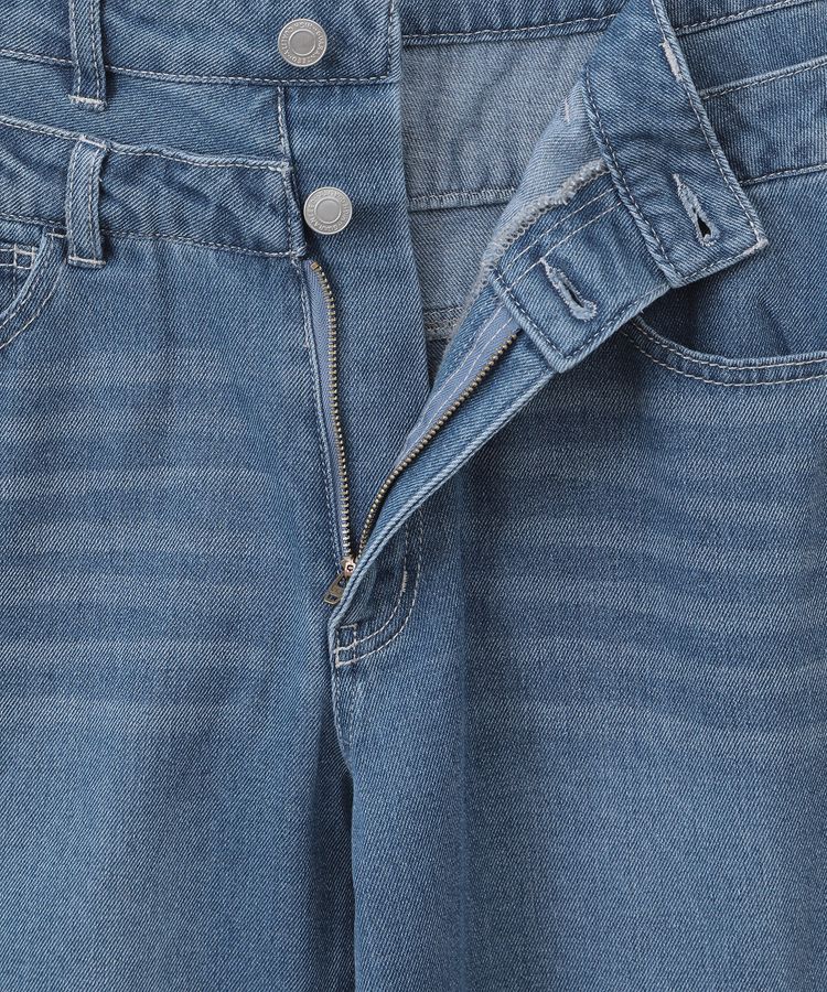 Green Parks「・ELENCARE DUE Wウエストデニムパンツ」|デニム|