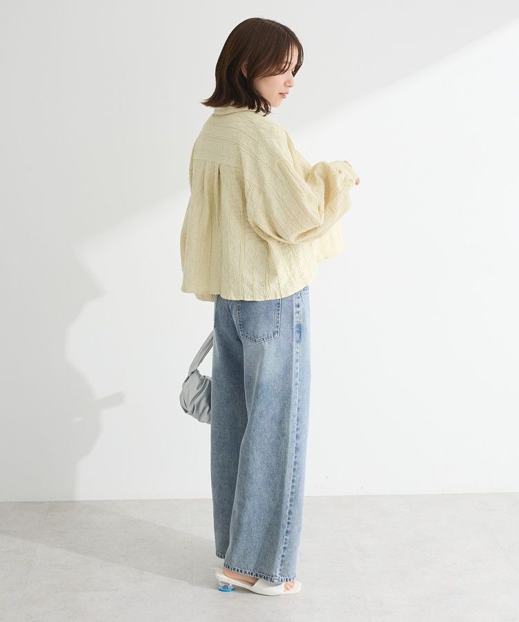 Green Parks「・ELENCARE DUE Wウエストデニムパンツ」|デニム|