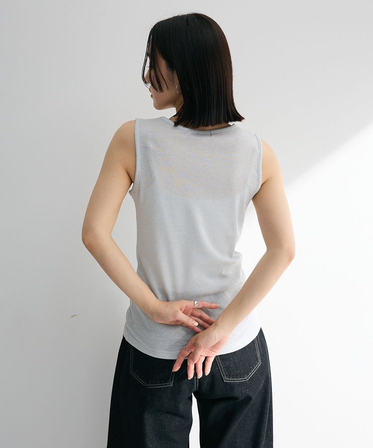 Green Parks「・Petit Fleur ラメリブタンクトップ」|インナー|