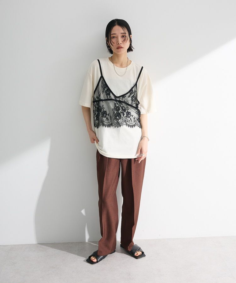 Green Parks「・ELENCARE DUE リネンライク2タックパンツ」|その他|