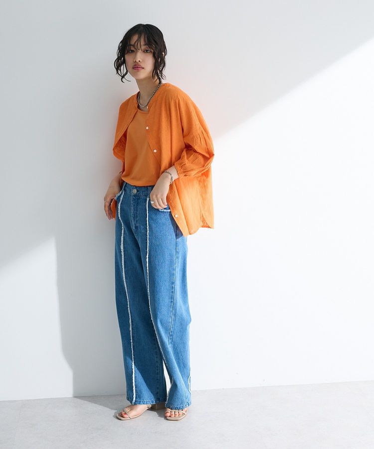 Green Parks「インド綿 SET2点 刺繍ブラウス+タンクトップ」|シャツ・ブラウス|